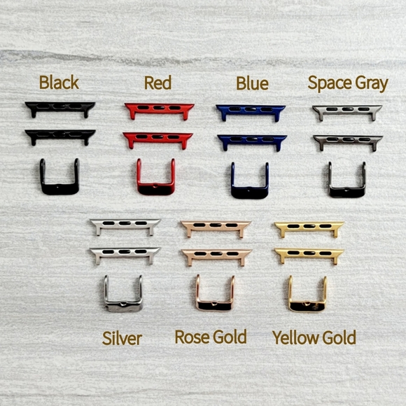 Apple Watch 2in1 Premium Leather Men's Band Black - Picture 8 of 9